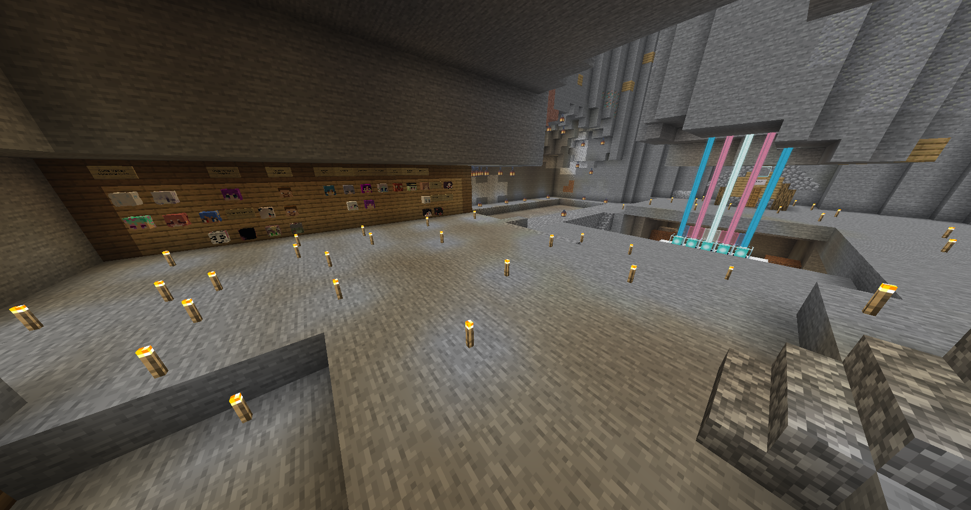 Image of faction viewed from below ground