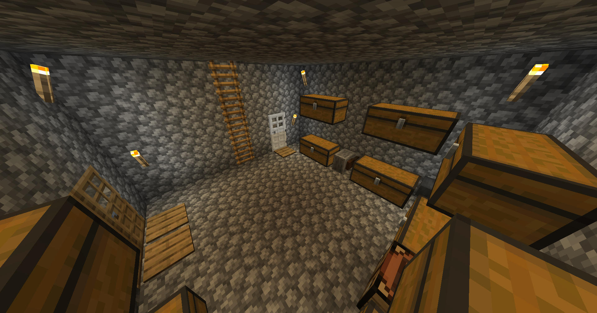 Image of faction viewed from below ground