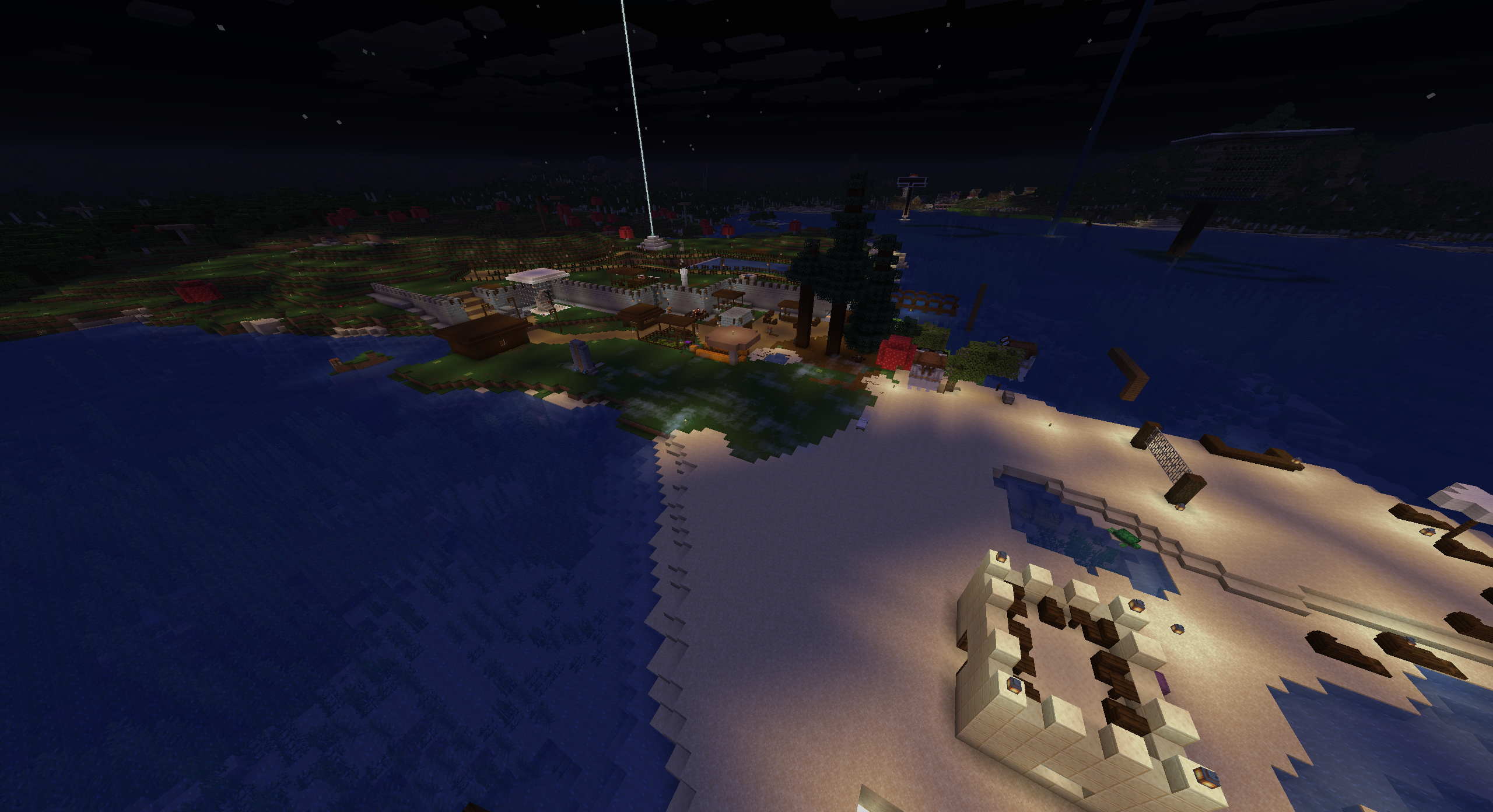 Image of the kingdom viewed above ground